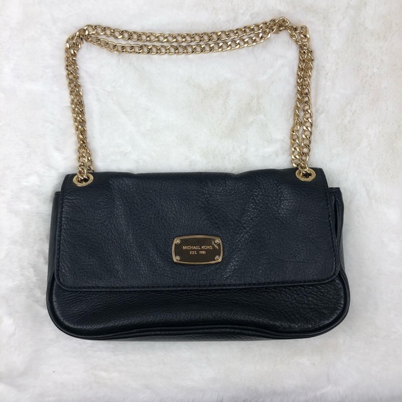 Michael by Michael Kors Black Leather Purse - Picture 2 of 15